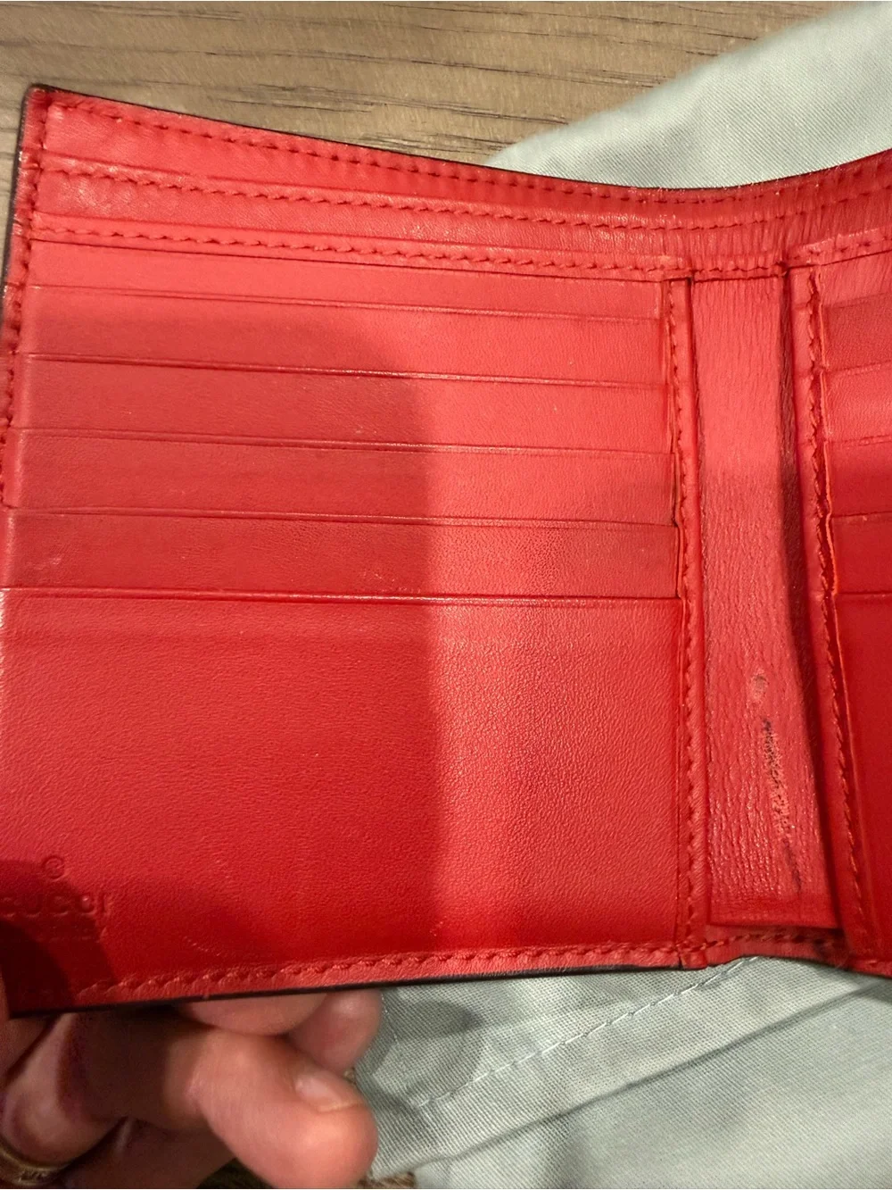 Authentic Gucci Floral GG Compact Wallet